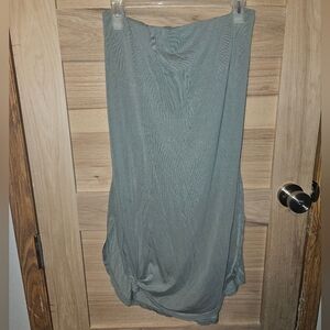 Casual Green Women's Skirt